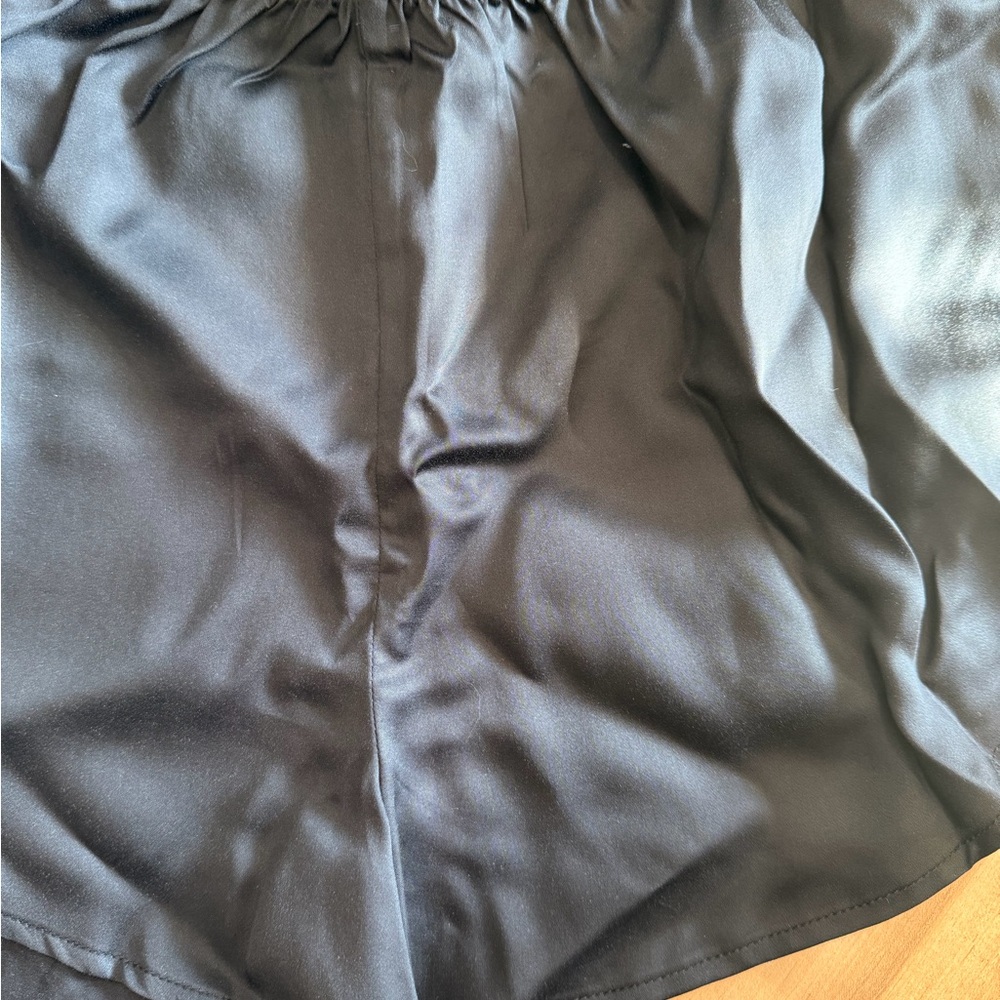 Ettitude Bamboo Sateen Shortie pajama shorts - Picture 4 of 7